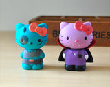 8pcs Hello Kitty Halloween Anime Figures