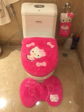 Hello kitty bathroom set toilet set cover 4pcs set