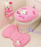 Hello kitty bathroom set toilet set cover 4pcs set