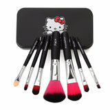 Hello Kitty 7Pcs Makeup Brush Set With Metal Box
