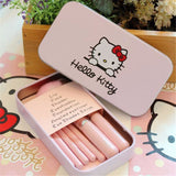 Hello Kitty 7Pcs Makeup Brush Set With Metal Box