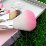Hello Kitty 7Pcs Makeup Brush Set With Metal Box