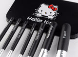 Hello Kitty 7Pcs Makeup Brush Set With Metal Box