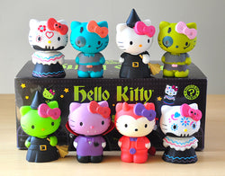 8pcs Hello Kitty Halloween Anime Figures