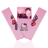 8pcs Hello Kitty Make up Brushes set with case