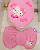 Hello kitty bathroom set toilet set cover 4pcs set